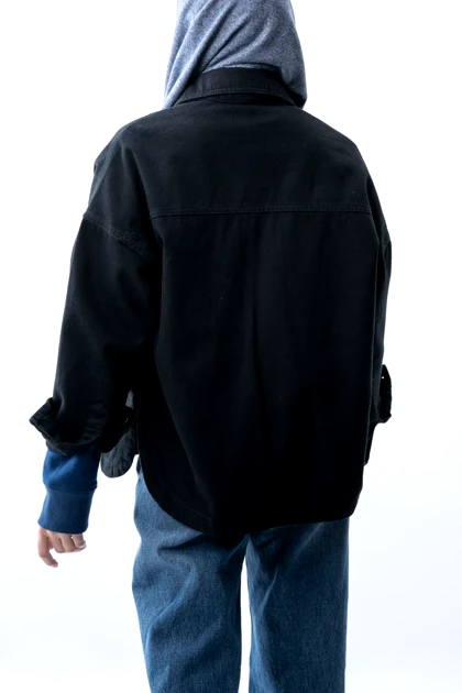 کت اف شولدر جین زنانه