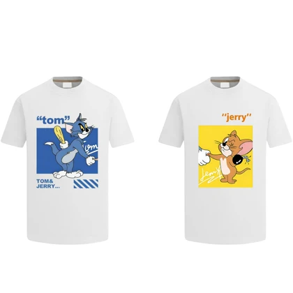 تیشرت ست دو نفره طرح تام و جری Tom and Jerry کد 02