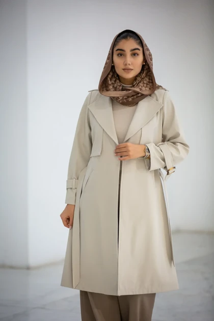 بارانی سانتانا ژیله دار پشت پیلی