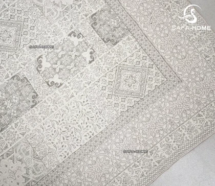 روفرشی مدرن طرح چهل تکه 3 متری کرم
