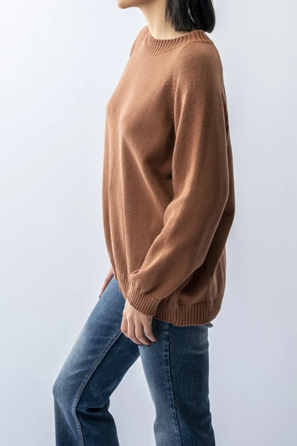 پلیور آستین بلند یقه گرد زنانه