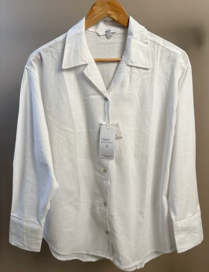 شومیز سفید برند نکست