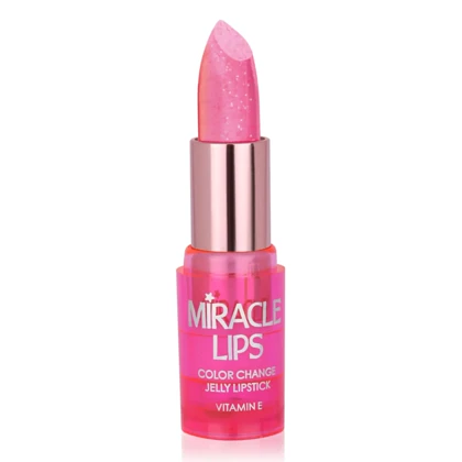 رژ لب براق جامد گلدن رز, مدل Miracle Lips رنگ Berry Pink شماره 101 – 4.2 گرم