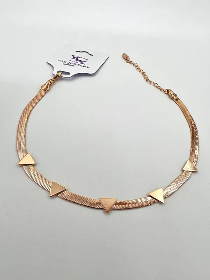 پابند زنانه مدل هرینگبون مثلث برند YSX