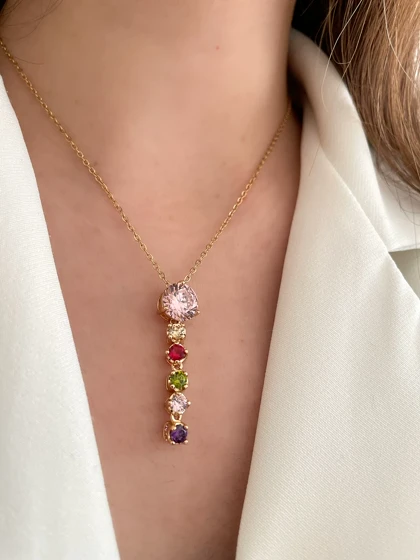 گردنبند مولتی کالر ژوپینگ