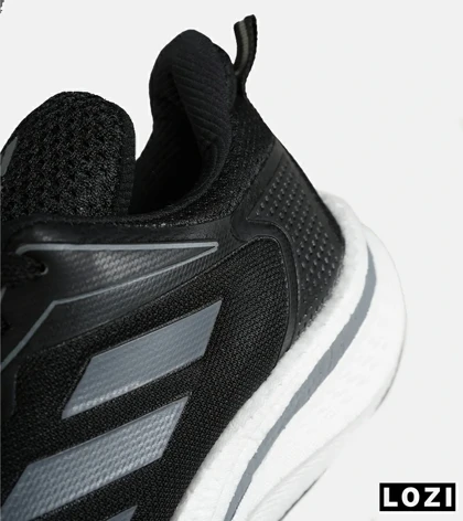 کفش کتانی مردانه و زنانه مشکی طوسی Adidas Quester Tnd مدل 7812