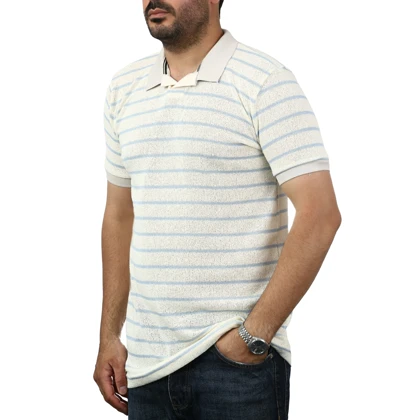 پولوشرت آستین کوتاه بافت مردانه سیزر مدل 15411869