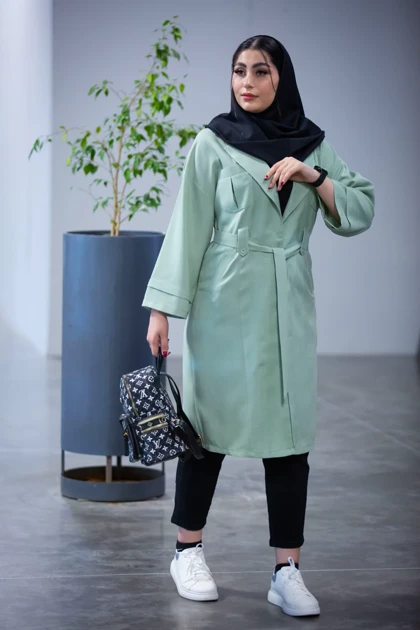 مانتو صوفیا پلاس بلند کمر پاگون