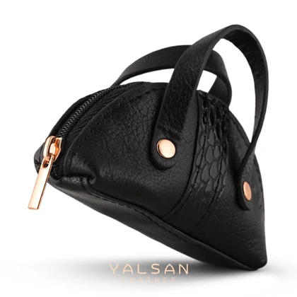 جاکلیدی زنانه چرم یلسان مدل مینور کد 205-MRV