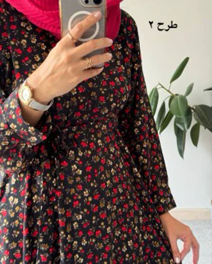 پیراهن ساحلی گل دخت 1