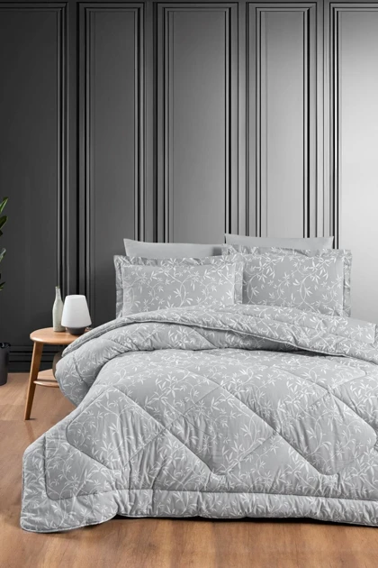 ست خواب یک نفره Pierre Cardin مدل Ivy پنبه‌ای - طوسی