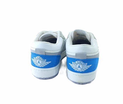 کفش اسپرت زنانه و پسرانه تمام وارداتی نایکی Nike مدل جردن پاریس طوسی آبی کد 681
