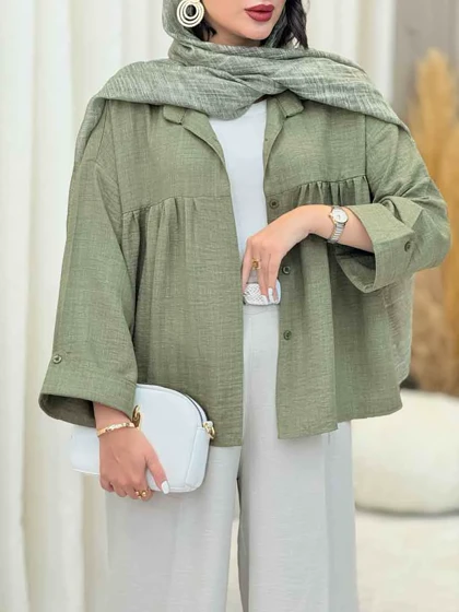 مانتو چین‌دار نیارا