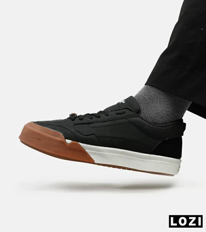 کفش اسنیکرزمردانه مشکی قهوه ای PULL& BEAR