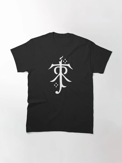 تیشرت کلاسیک ارباب حلقه ها | تیشرت Lord Of The Rings طرح Tolkien Estate Symbol کد 114790