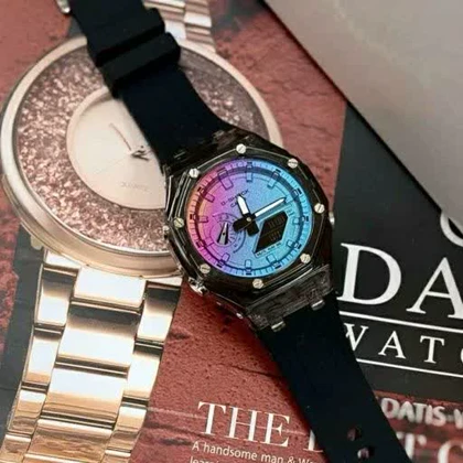 ساعت مچی مردانه جیشاک دوزمانه انالوگ و دیحیتال بند پیو کیفیت بینظیر