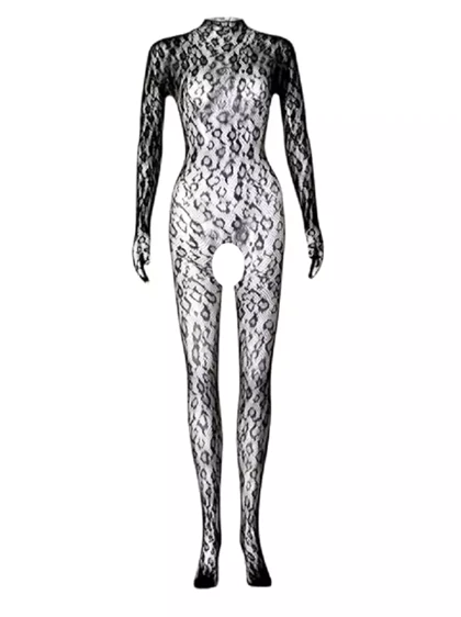 بادی سرهمی زنانه گیپوری پلنگی فاق باز ویتا (Vita)