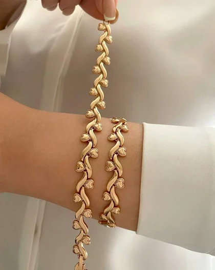 دستبند بافت قلبی ژوپینگ