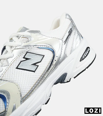 کفش کتانی مردانه و زنانه سفید NEW BALANCE 530 مدل 9100