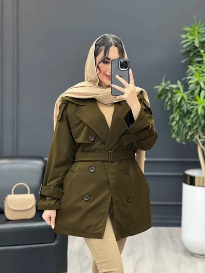 بارانی شش دکمه پشت پاگن