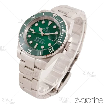 ساعت رولکس سابمارینر هالک مردانه نقره ای صفحه سبز 103659