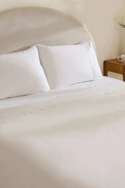 سرویس روتختی دو نفره Karaca Home مدل Ovelin پنبه پلی‌استر