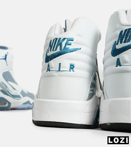 کفش کتانی ساق‌دار مردانه سفید فیلی Nike air jordan 6 مدل 5930