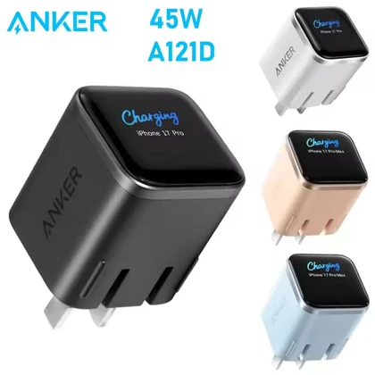 شارژر انکر Nano 45 وات مدل A121DP11 با نمایشگر هوشمند
