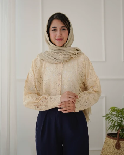 بلوز کراپ گیپور سانیل