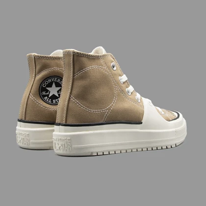 کانورس کانستراکت خاکی ساق‌دار Converse Construct Khaki Hightop