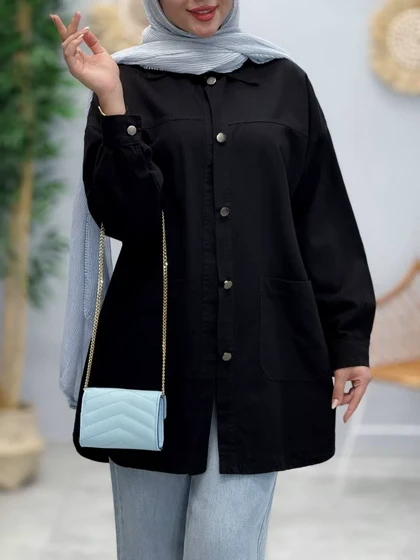 3379-مانتو کتان مرداس