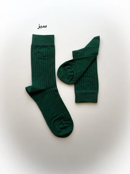 جوراب ساق بلند مردانه طرح خطی