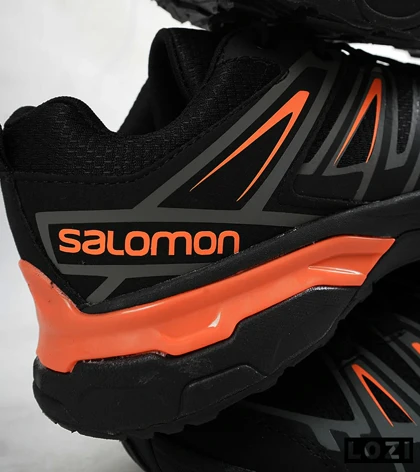 کفش کتانی مشکی طوسی نارنجی سالومون Salomon X ULTRA