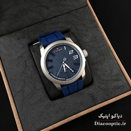 ساعت مچی اورجینال مردانه موتور ژاپن برند نیوی فورس مدل NF9202 بند رابر