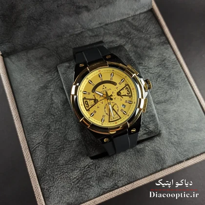 ساعت مچی مردانه سه موتور برند فیترون مدل Do1273 بند رابر