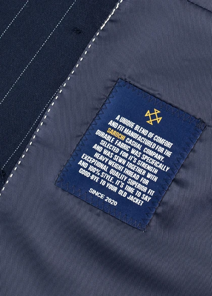 کت تک کژوال دیپلمات سرمه ای