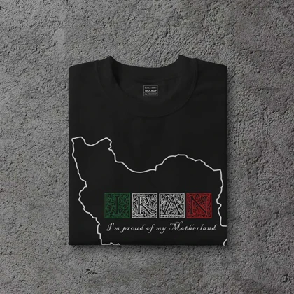 تیشرت طرح ایران