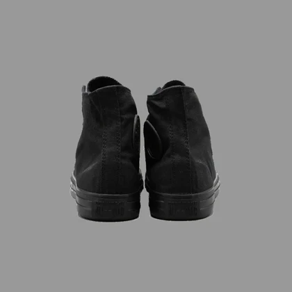 کانورس کلاسیک تمام مشکی ساق بلند Converse Classic All Black Hightop