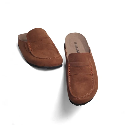 صندل جلوبسته pull & bear عسلی کد 2391