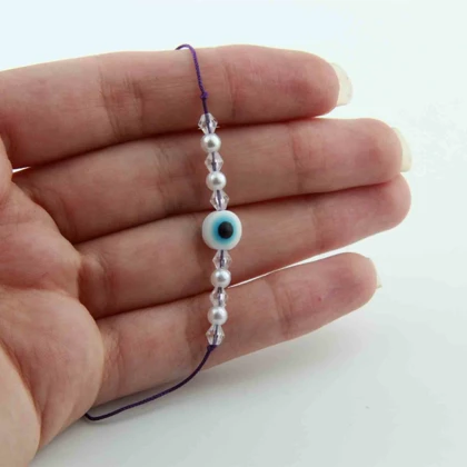 دستبند دخترانه مدل چشم