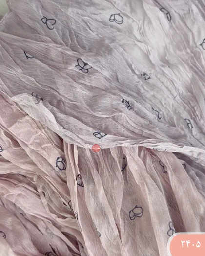 شال لیزری طرح دار 3405