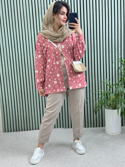 مانتو کبریتی طرحدار