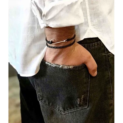 دستبند نقره هوک