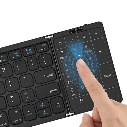 کیبورد بی سیم تاشو پرودو مدل PD2689BK