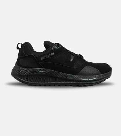 کفش کتانی طبی زنانه و مردانه مشکی SKECHERS archfit v02