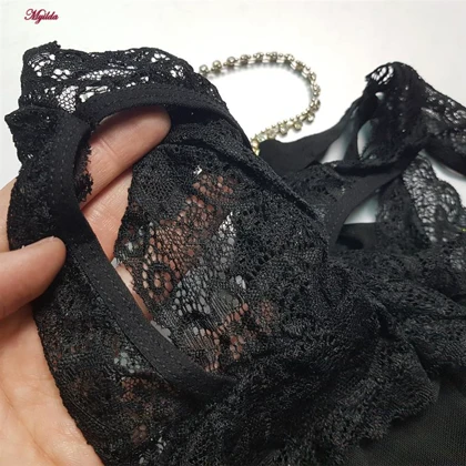 لباس خواب زنانه ماییلدا مدل توری کد 5528-1001