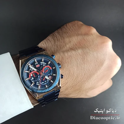 ساعت مچی مردانه اورجینال موتور ژاپنی برند مینی فوکوس سه موتور مدل Mf0339G.02