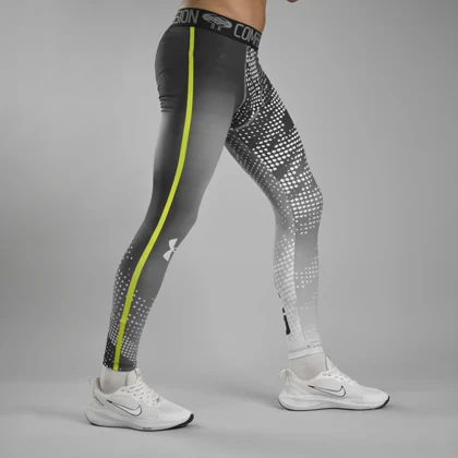 لگ ورزشی مردانه آندر آرمور مدل GMS-Dot 07384 طوسی