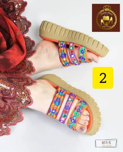صندل دمپایی تمام طبی لژدار زنانه 611 -5