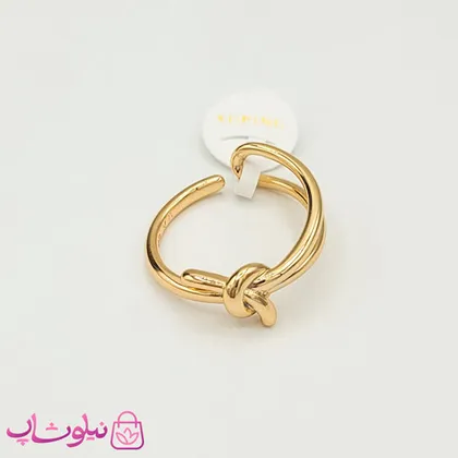 انگشتر دخترانه ظریف ژوپینگ مدل گره